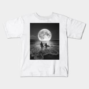 To The Moon And Back Kids T-Shirt